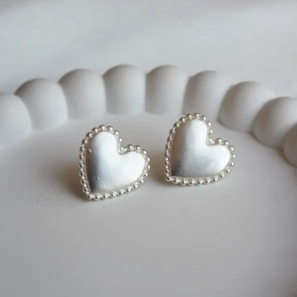 Aretes Renata Plateados